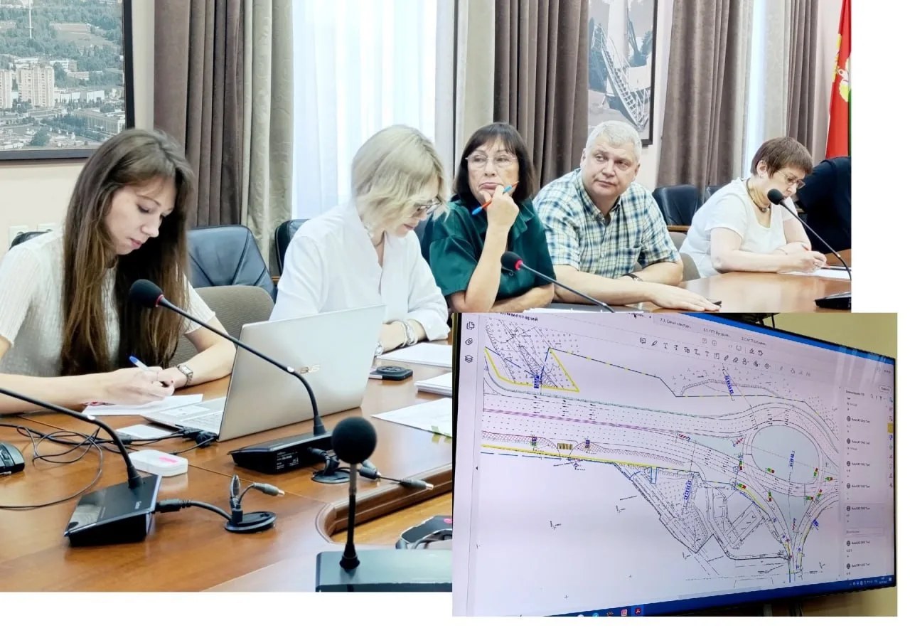 В Обнинске реконструируют кольцевой перекресток у новой развязки на Северном въезде.