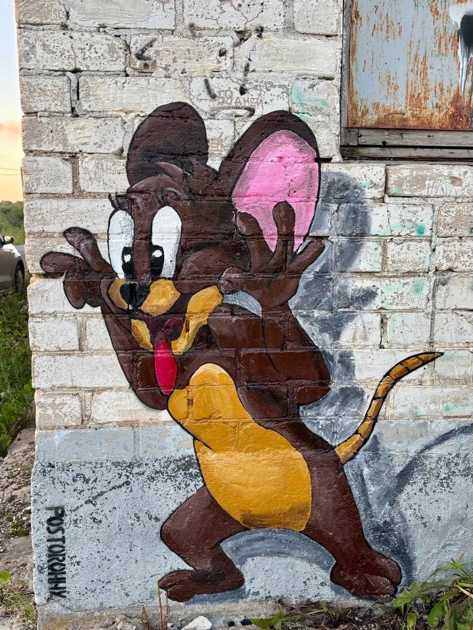 В Боровске новый стрит-арт