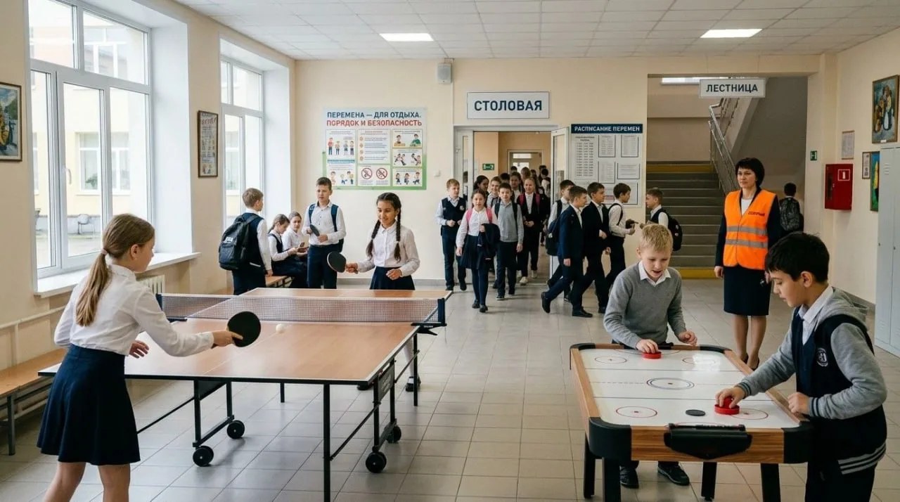 Роспотребнадзор рекомендовал школам увеличить большую перемену до 30 минут, — ведомство.