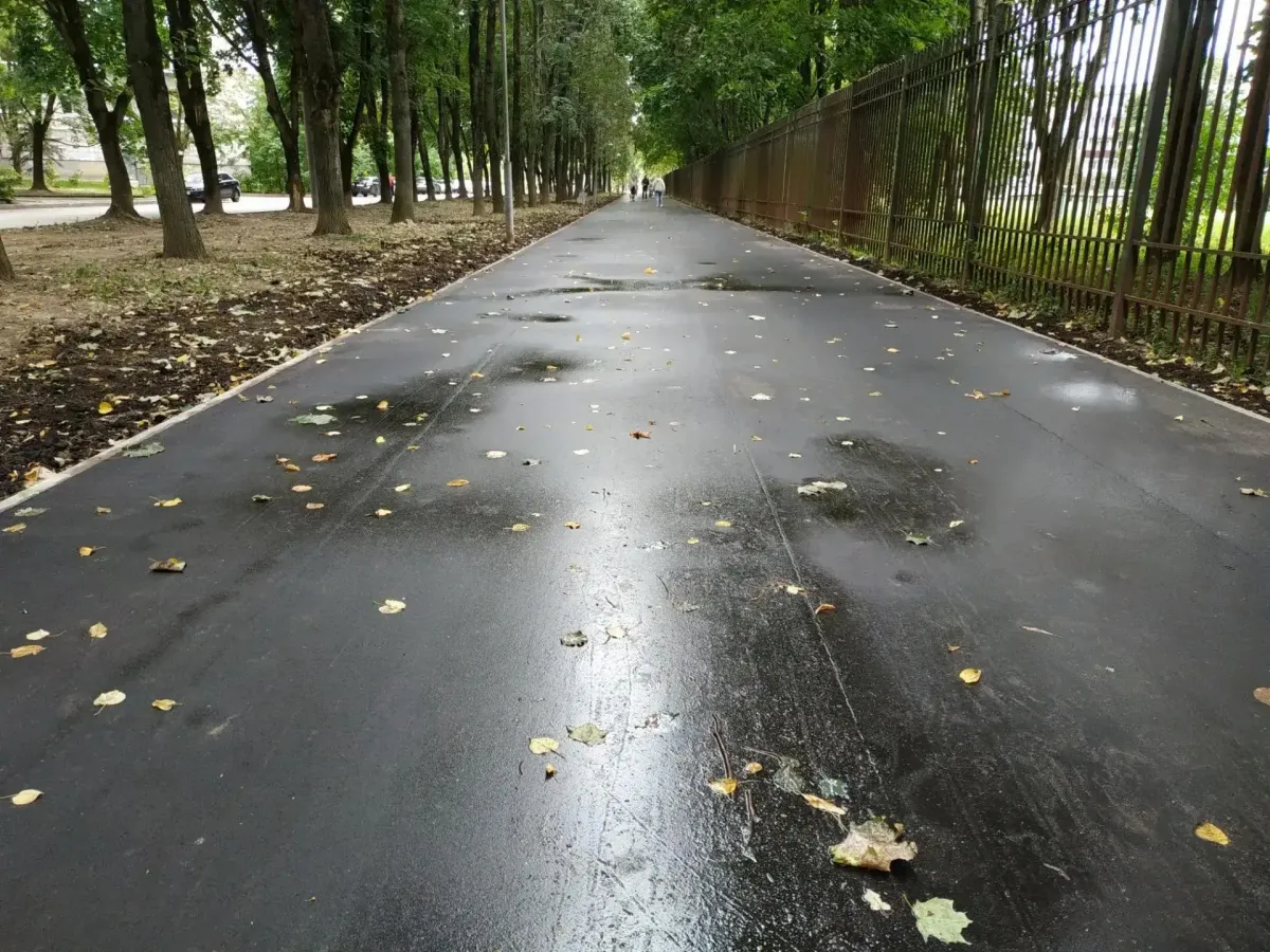 На улице Звёздной завершился ремонт тротуара